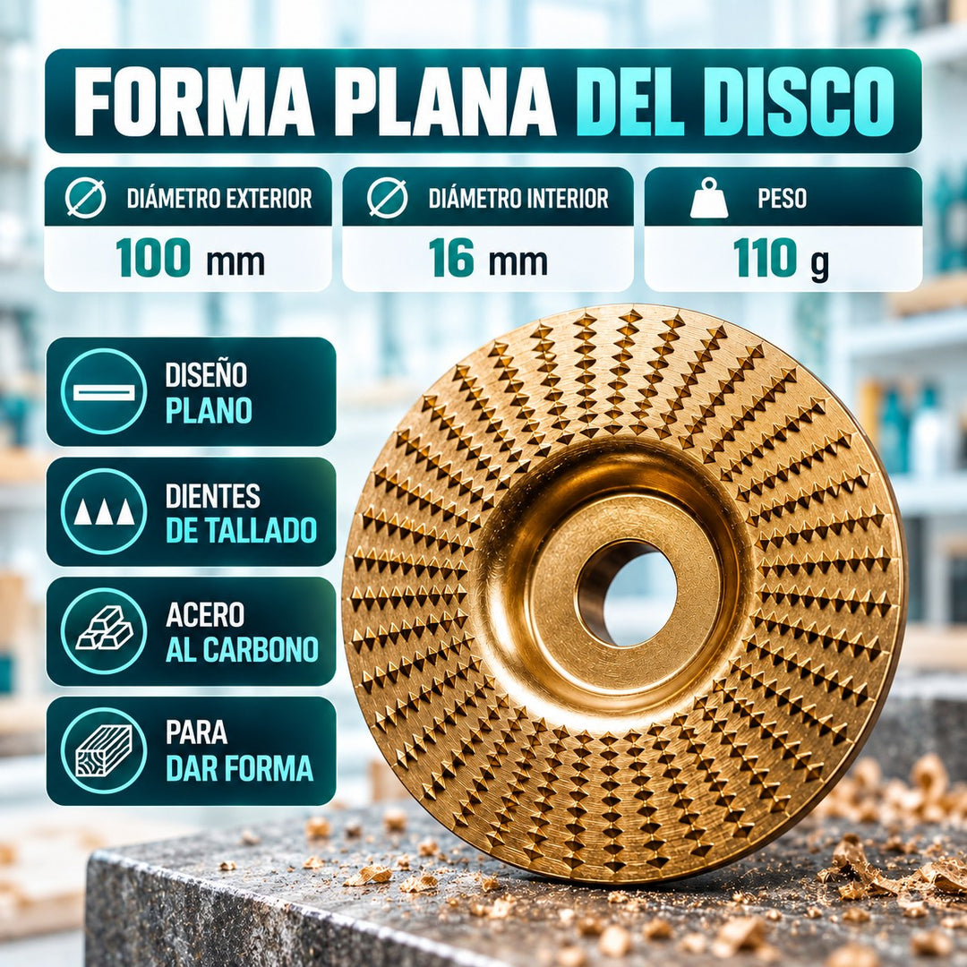 Disco de forma plana