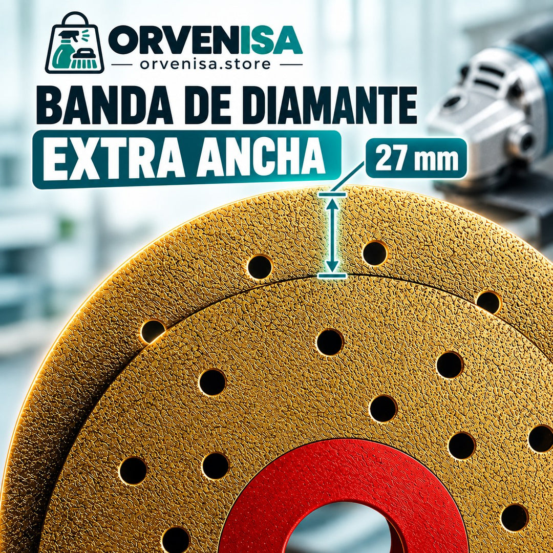 Banda de diamante extra ancha de 27 mm