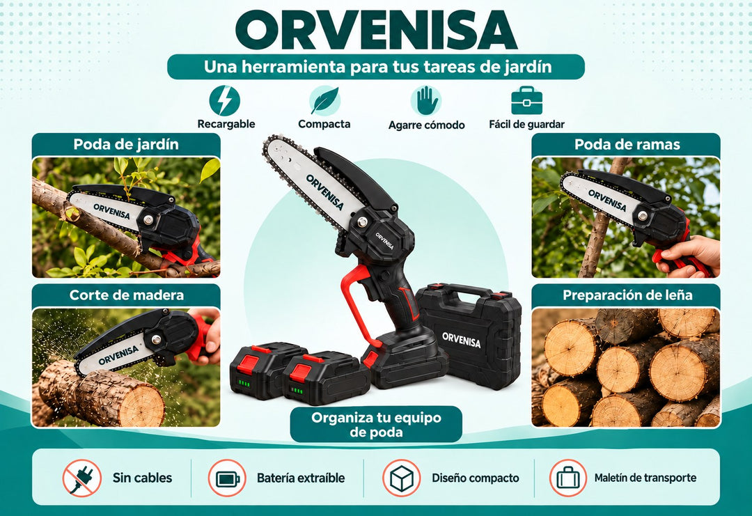 Usos de la mini motosierra