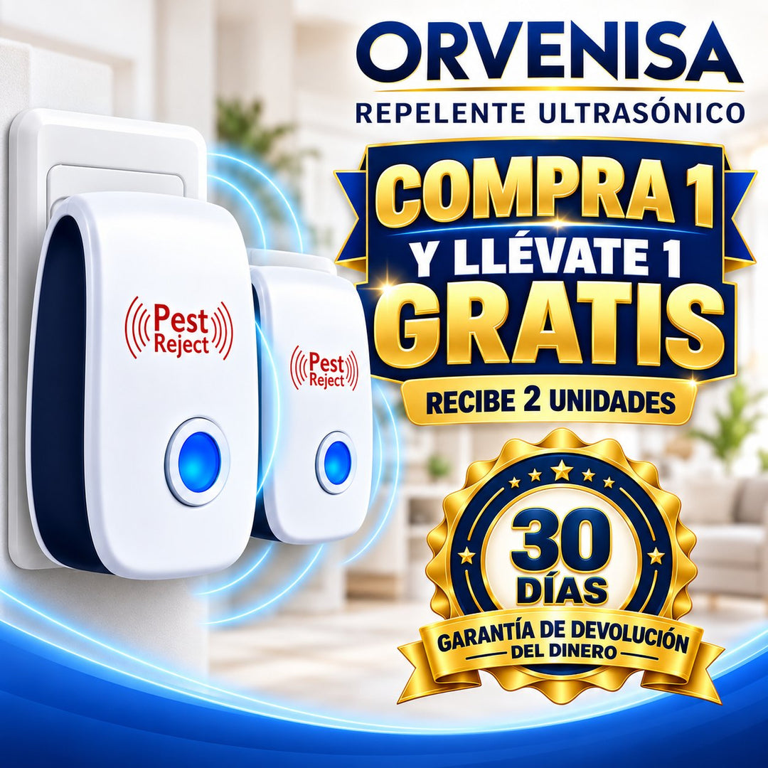 Dos repelentes ultrasónicos Orvenisa