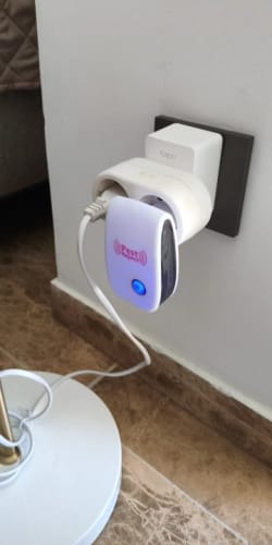 Foto enviada por un cliente con su repelente
