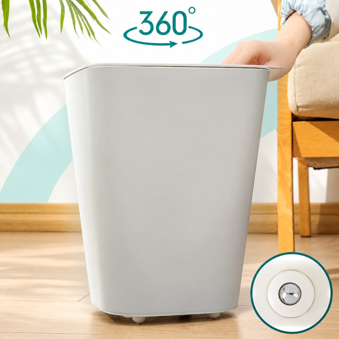Cubo que se mueve sin esfuerzo con ruedas 360°