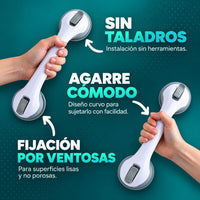 Instalación sin taladros con fijación por ventosas