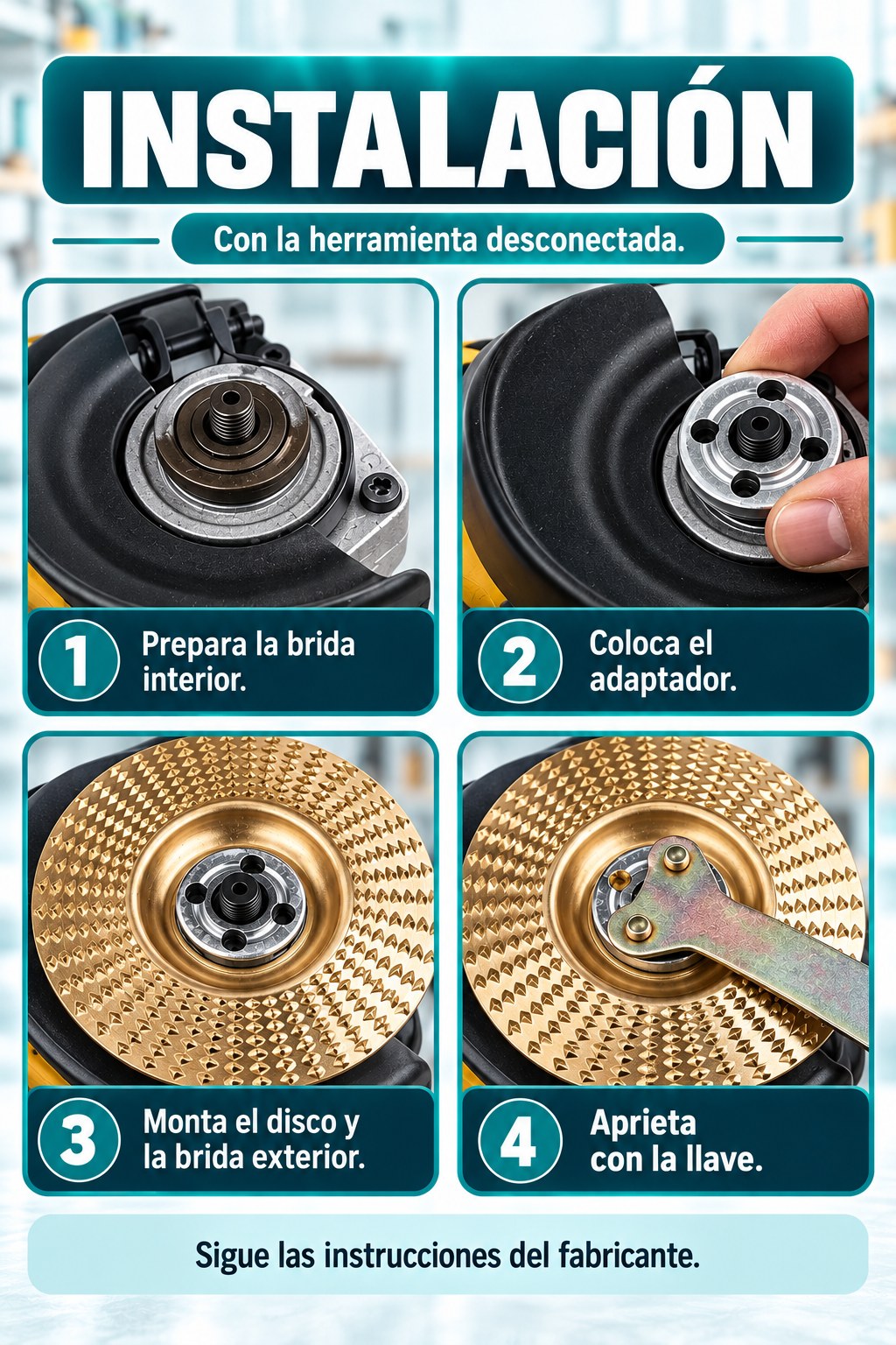 Instalación en 4 pasos