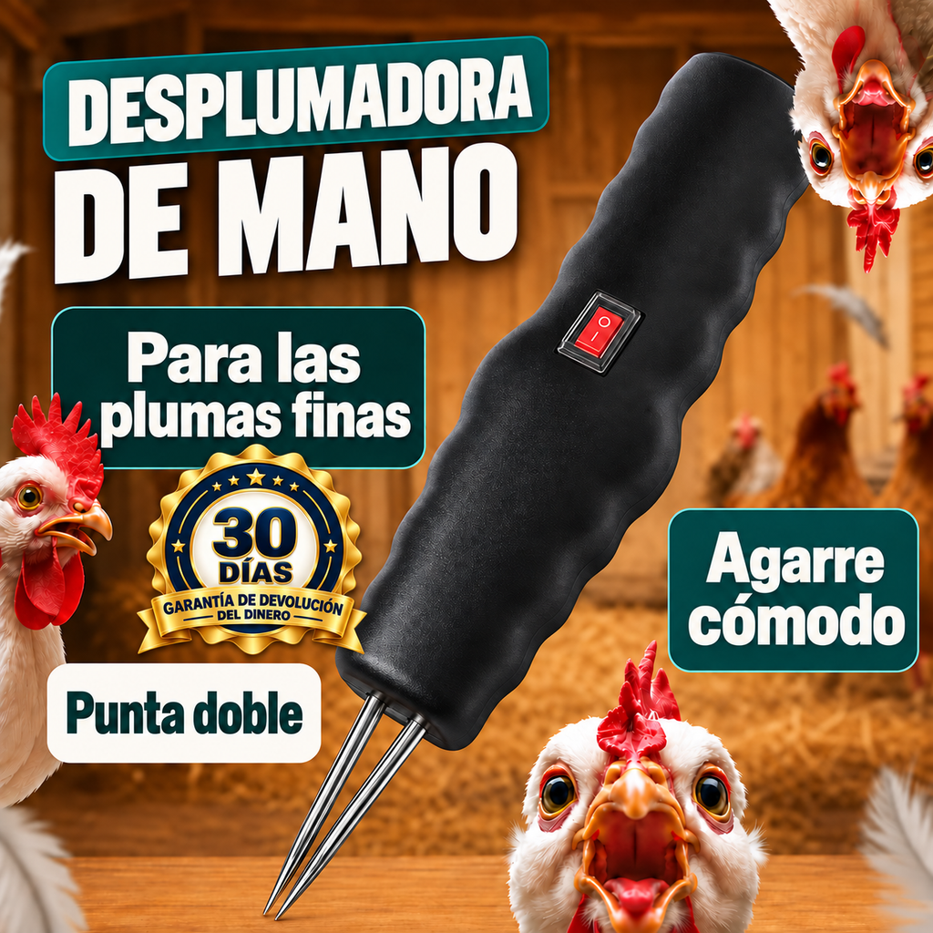 Desplumadora eléctrica de mano Orvenisa para las plumas finas