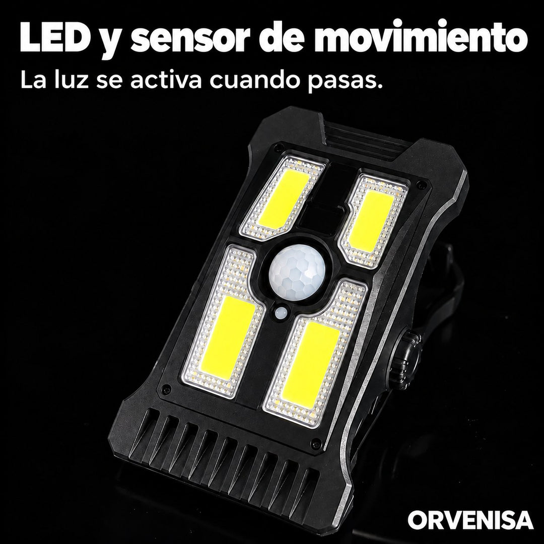 LED y sensor de movimiento: se activa cuando pasas