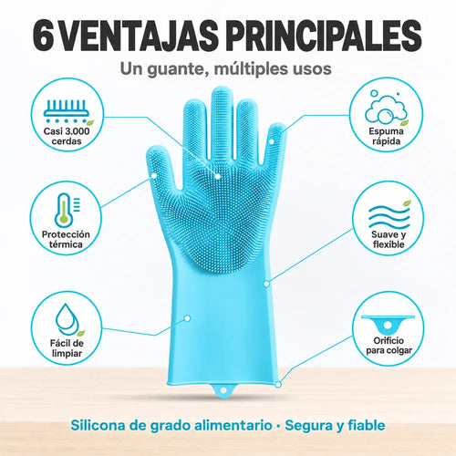 Guantes de silicona 2 en 1 Orvenisa