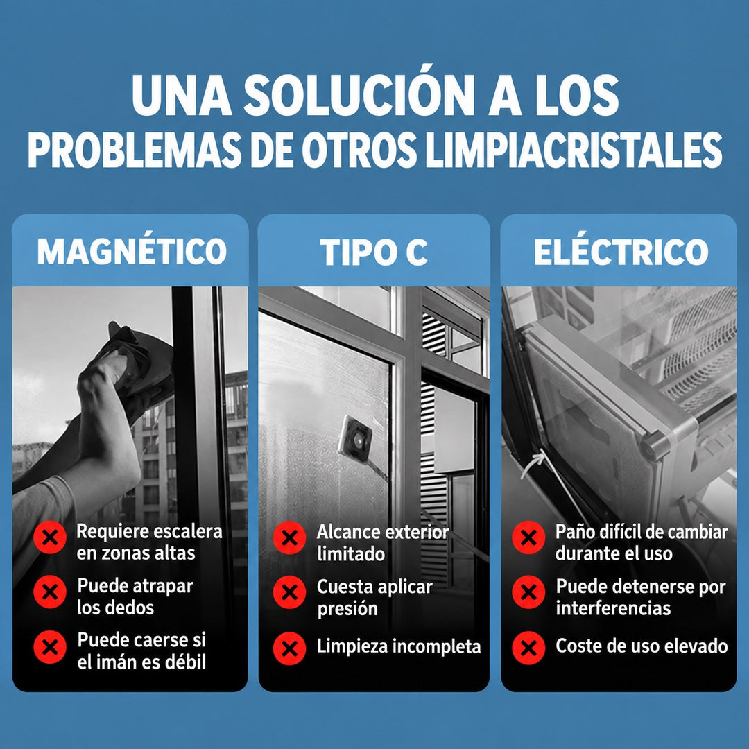 Problemas de otros limpiacristales