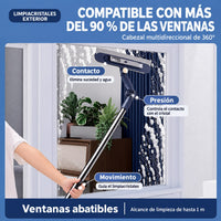Compatible con más del 90 % de las ventanas