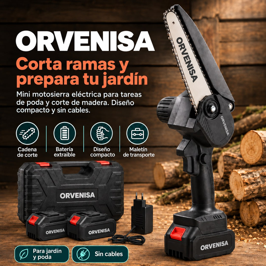 Kit completo de mini motosierra Orvenisa