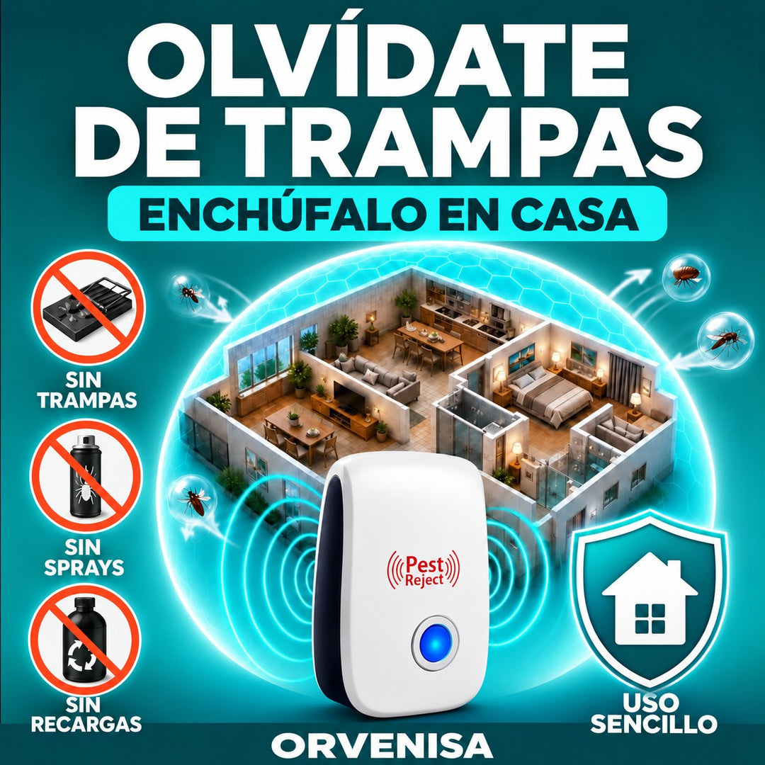 Olvídate de trampas: enchufable en casa