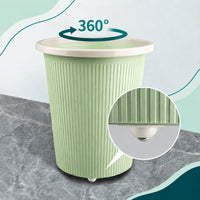 Cubo con ruedas adhesivas 360°