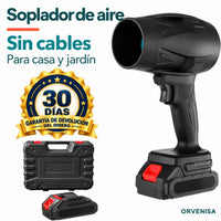 Mini soplador turbo Orvenisa con 2 baterías y maletín