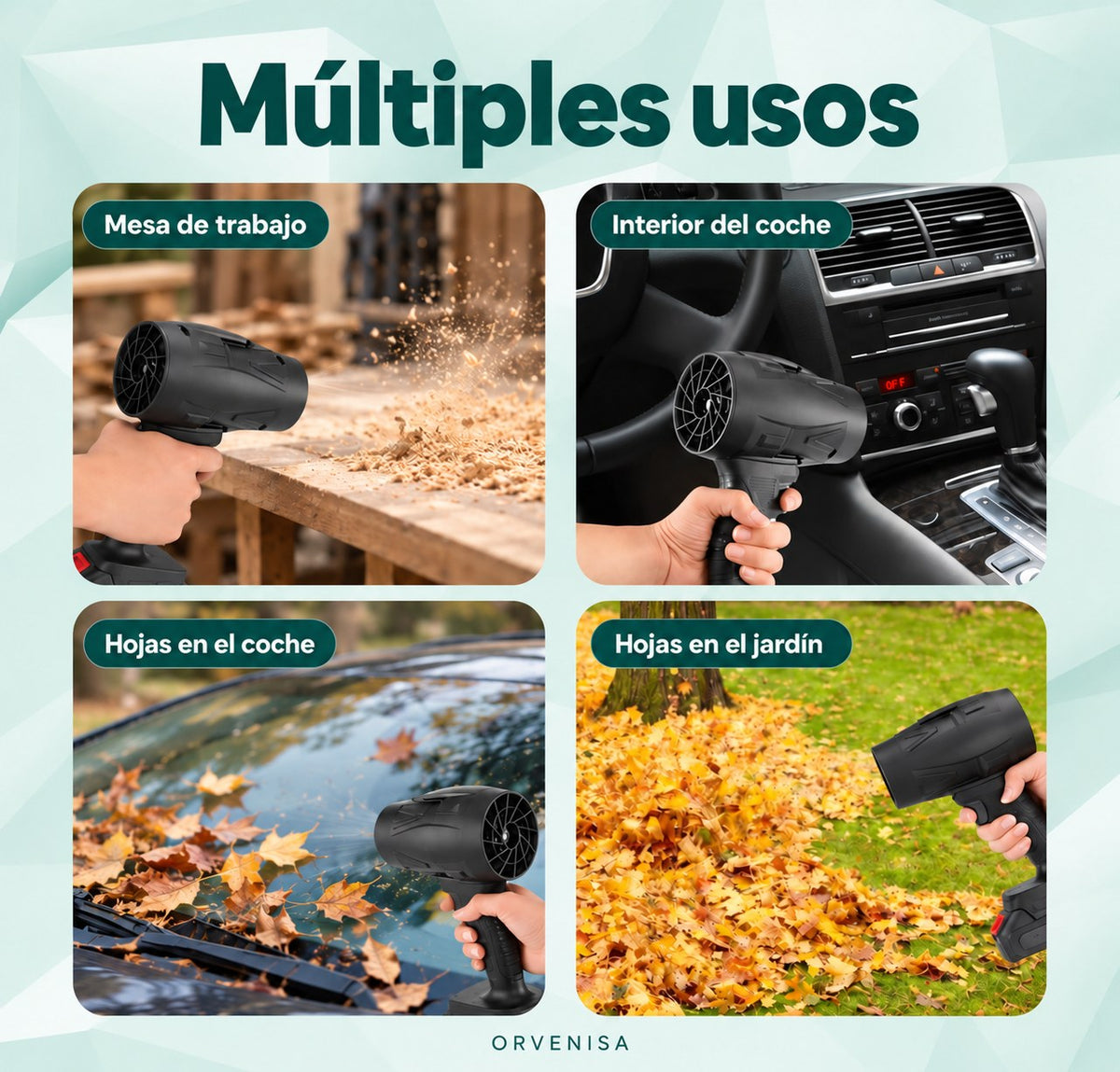 Múltiples usos: taller, coche y jardín