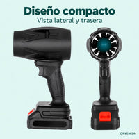 Diseño compacto: vista lateral y trasera