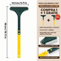 Cabezal con felpa por las dos caras y rasqueta de goma